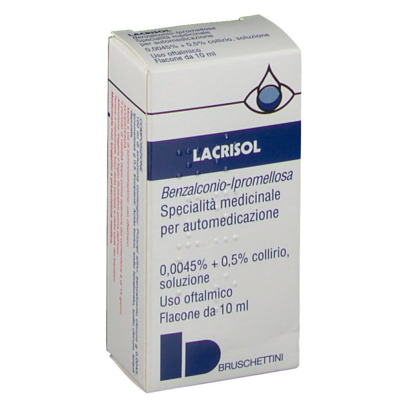Lacrisol 0,0045% + 0,5% collirio, soluzione