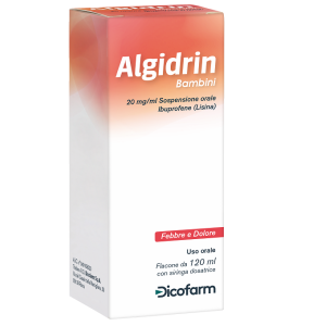 Algidrin 20 mg/ml sospensione orale, bambini