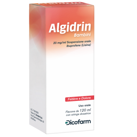 Algidrin 20 mg/ml sospensione orale, bambini