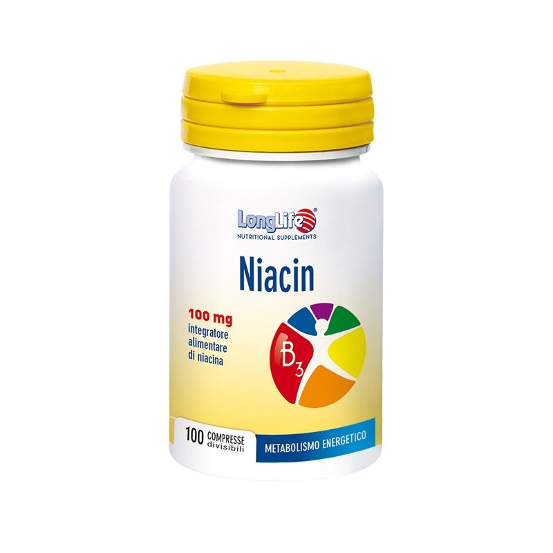 Longlife niacin 100mg 100 compresse