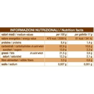 Gallette riso ciocc fond 100g
