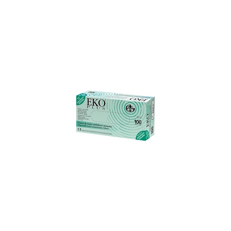 Guanto lattice eko 8 100pz