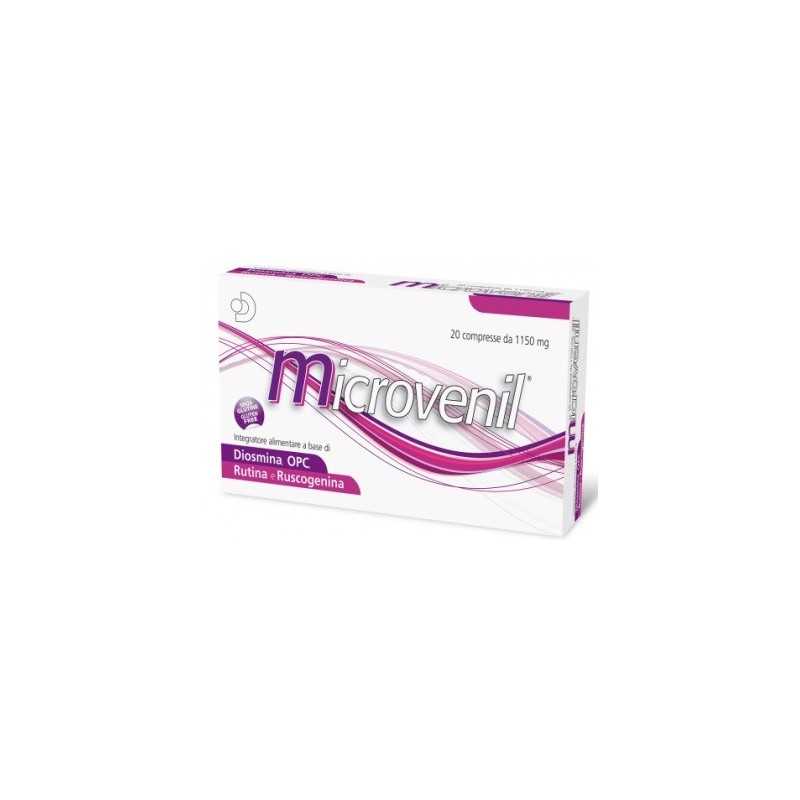 Microvenil 20 compresse 1150mg Microvenil 20 compresse 1150mg