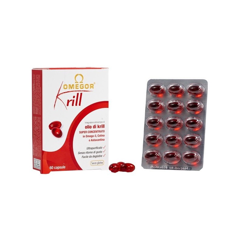 Omegor krill 60 capsule molli