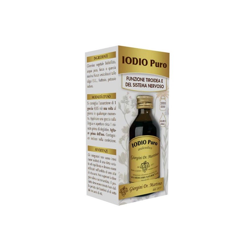 Iodio puro analcolico 100ml