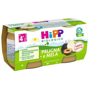 Hipp bio omog prugna/mela2x80g