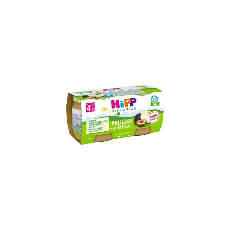 Hipp bio omog prugna/mela2x80g
