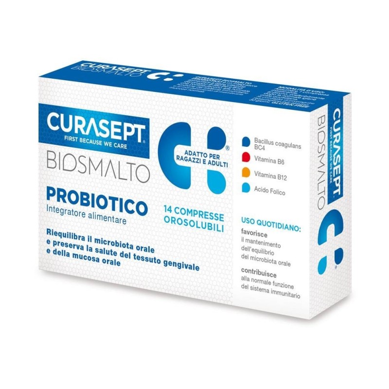Curasept biosmalto probio14 compresse