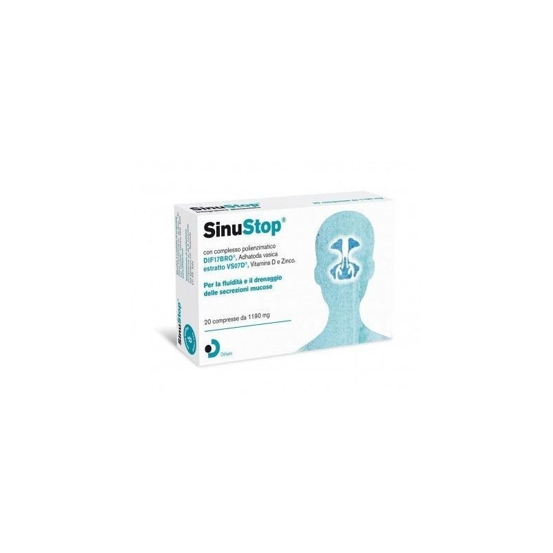 Sinustop 20 compresse 1190 mg