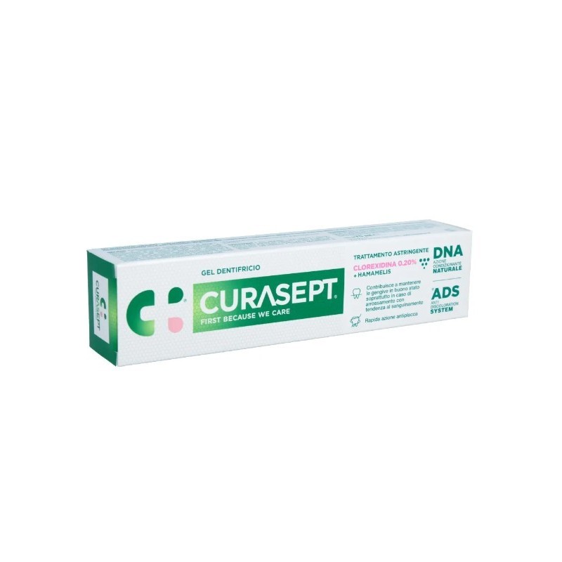 Curasept gel dentif ads dna as