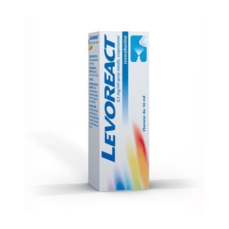 Levoreact 0,5 mg/ml spray nasale, sospensione