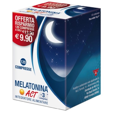 Melatonina act 1mg+3comp120 compresse