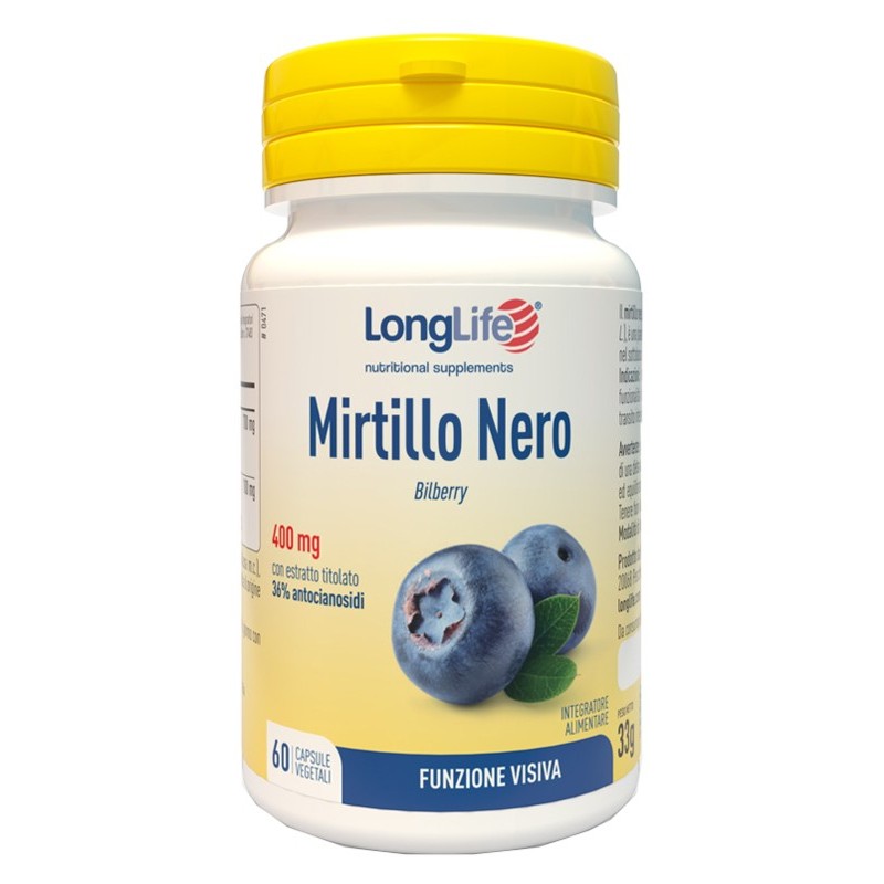 Longlife mirtillo nero 60 capsule
