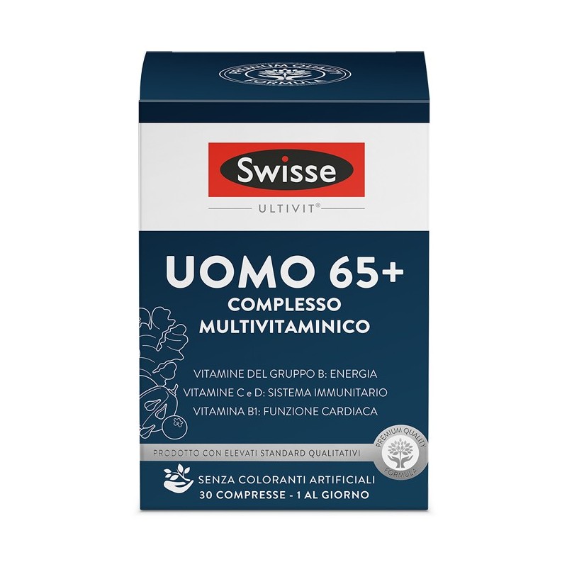 Swisse uomo 65+ multivit 30 compresse