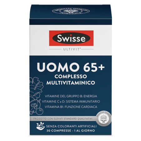 Swisse uomo 65+ multivit 30 compresse