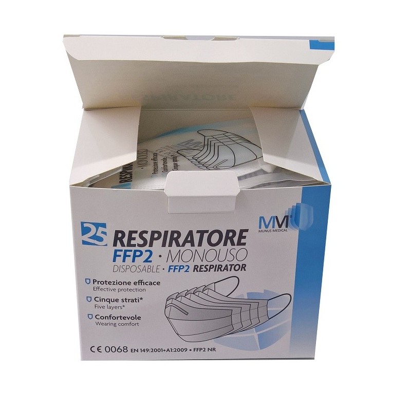 Munus med respiratore ffp2 25p