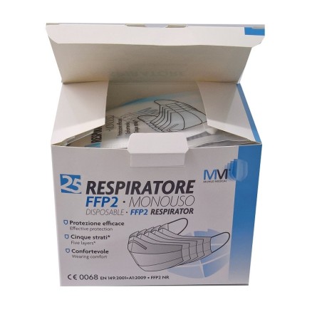 Munus med respiratore ffp2 25p