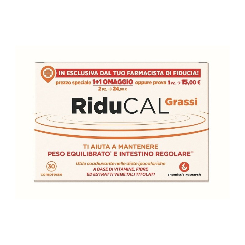 Riducal grassi 30 compresse Riducal grassi 30 compresse
