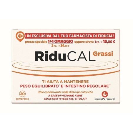 Riducal grassi 30 compresse Riducal grassi 30 compresse