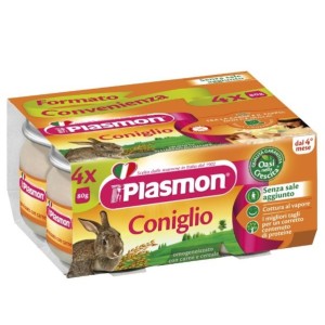 Plasmon omog coniglio 4x80g