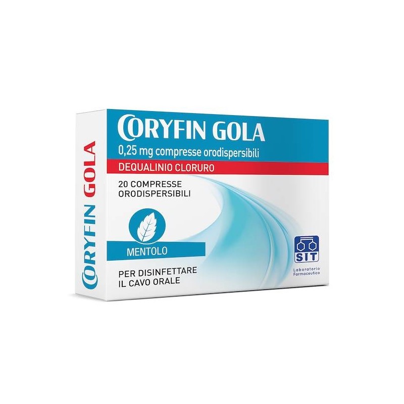 Coryfin gola 0,25 mg compresse orodispersibili