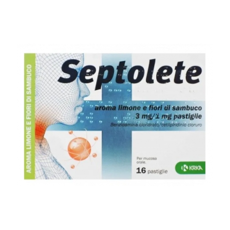 Septolete aroma limone e fiori di sambuco 3 mg/1 mg pastiglie