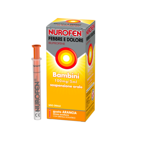 Nurofen febbre e dolore bambini 100mg/5ml sospensione orale