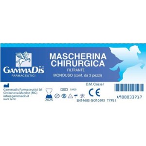 Mascherina chirurgica 3pz