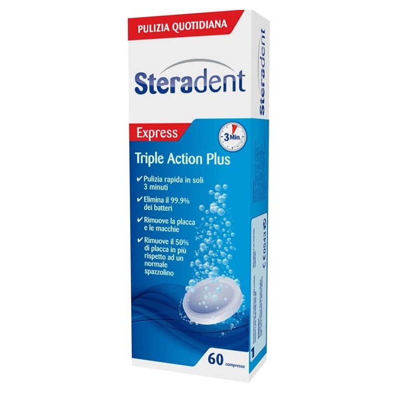 Steradent ta plus 60 compresse