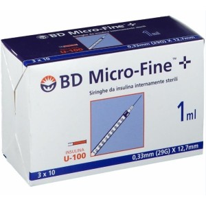 Sir insulina bd 1ml g29 30pz