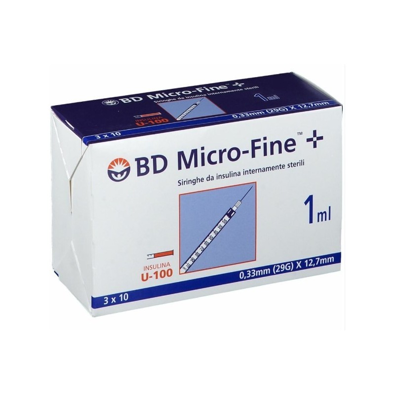 Sir insulina bd 1ml g29 30pz Sir insulina bd 1ml g29 30pz