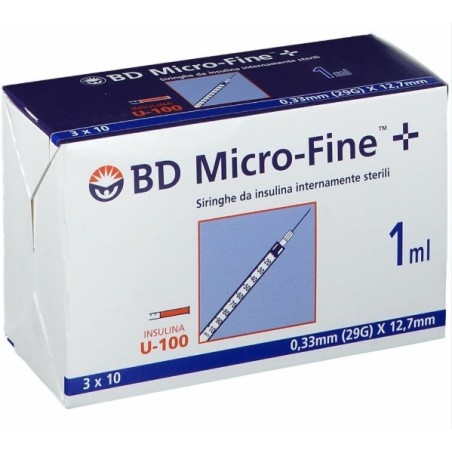 Sir insulina bd 1ml g29 30pz Sir insulina bd 1ml g29 30pz