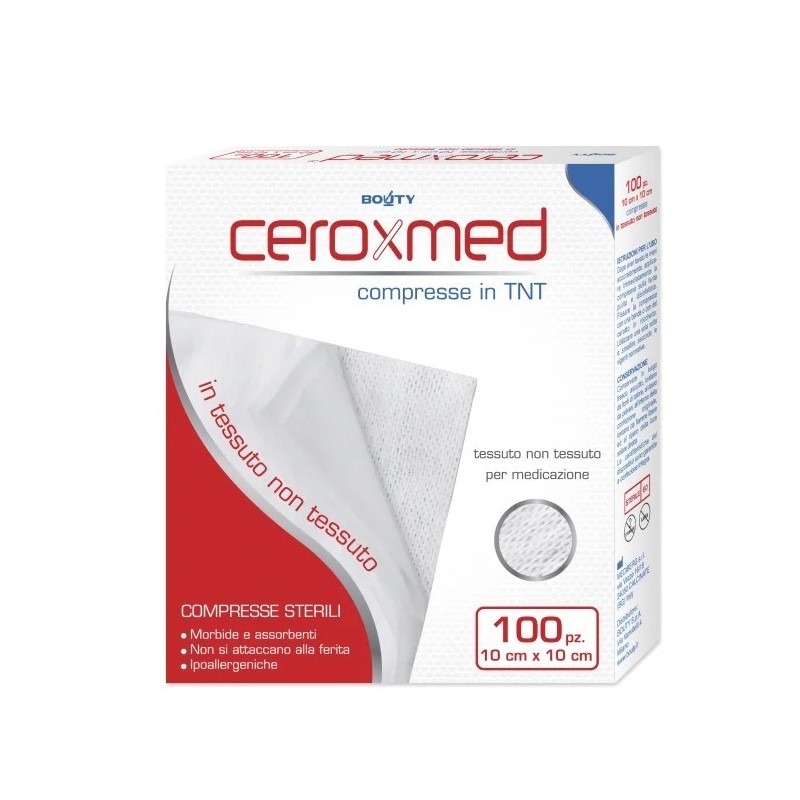 Garza tnt ceroxmed10x10cm100pz