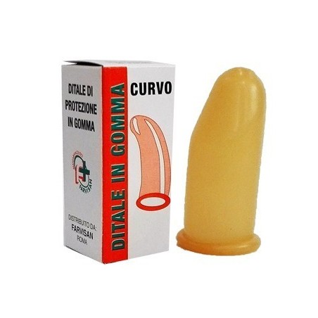 Ditale gomma curvo 3