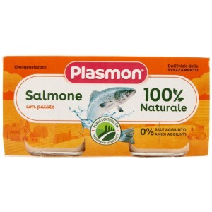 Plasmon omog salmo/verd 80gx2p