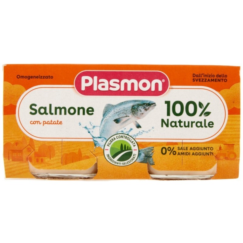 Plasmon omog salmo/verd 80gx2p