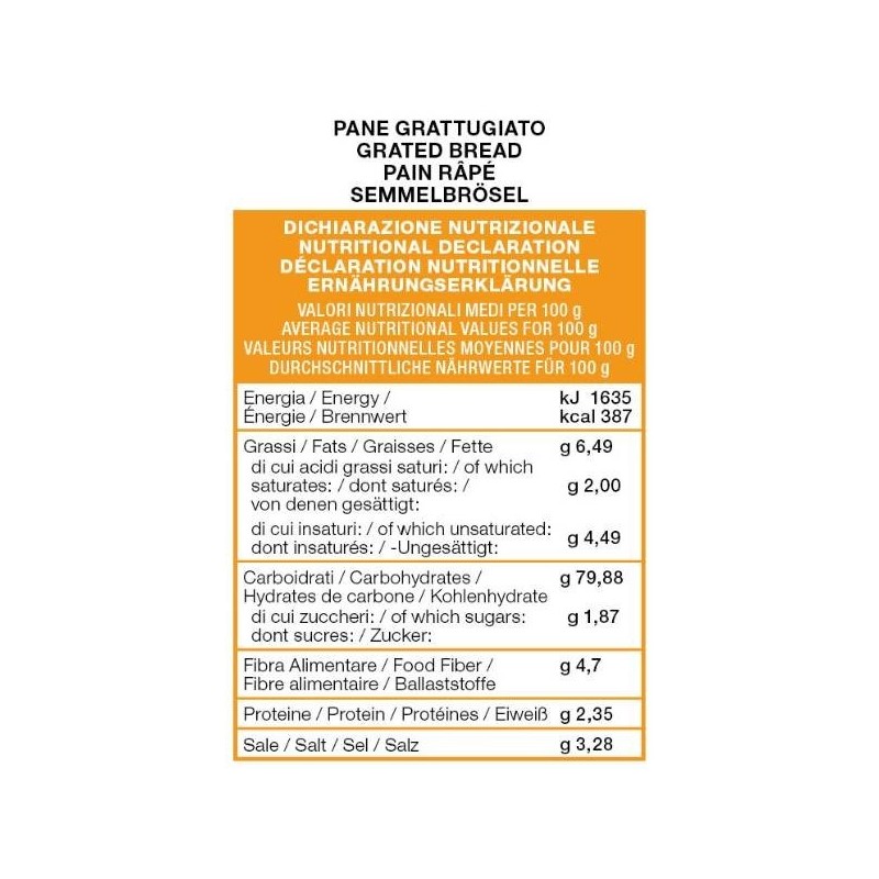 Pane anna pane grattugiato500g Pane anna pane grattugiato500g