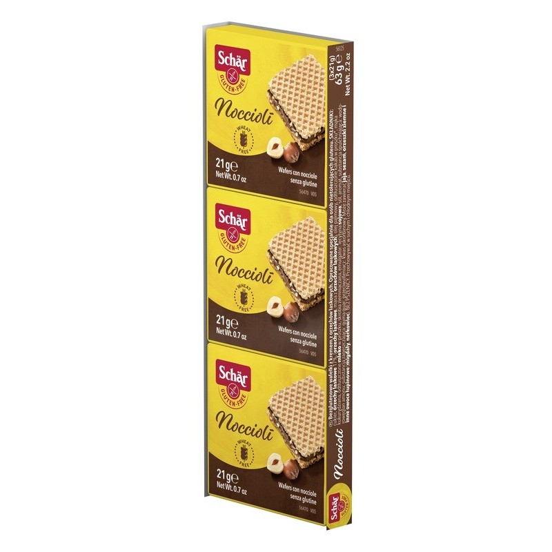 Schar noccioli' wafers c/noc