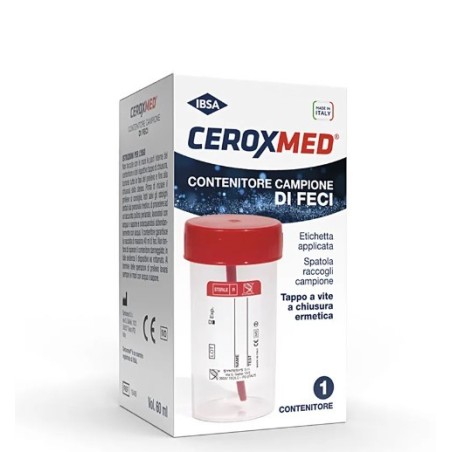 Ceroxmed contenitore feci 1pz