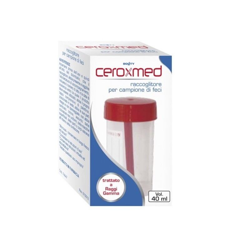 Ceroxmed contenitore feci 1pz