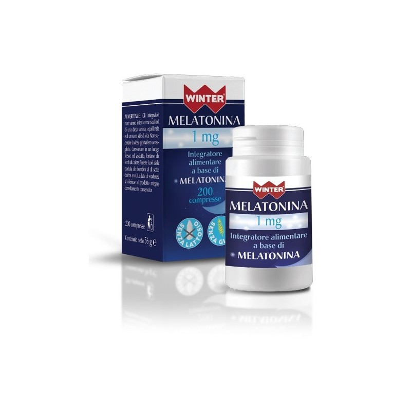 Winter melatonina 1 mg 200 compresse