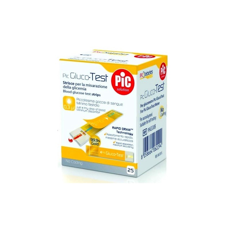 Pic strisce glucotest 25pz