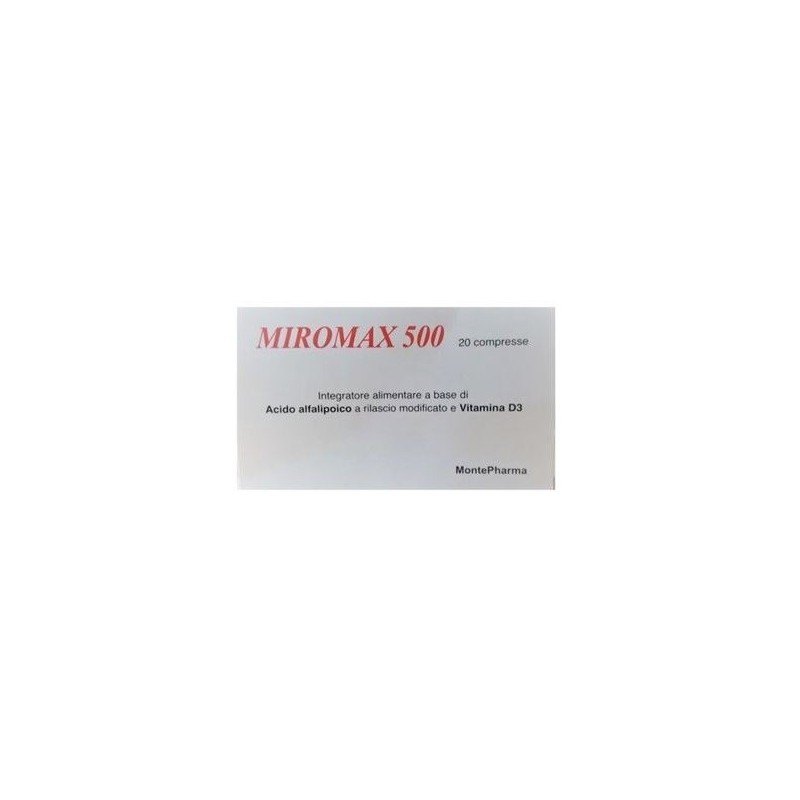 Miromax 500 20 compresse