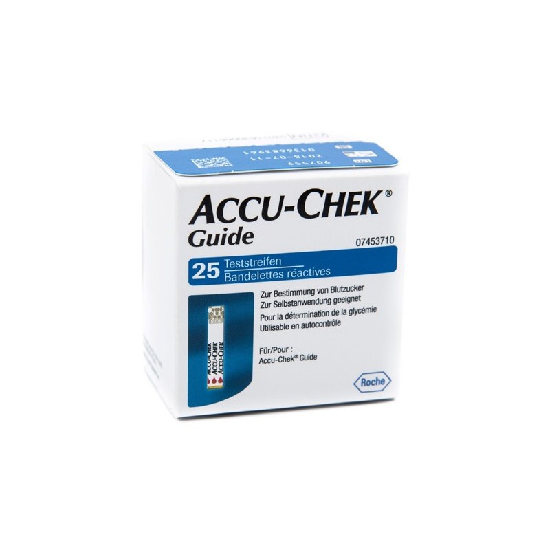 Accu-chek guide 25 strips reta