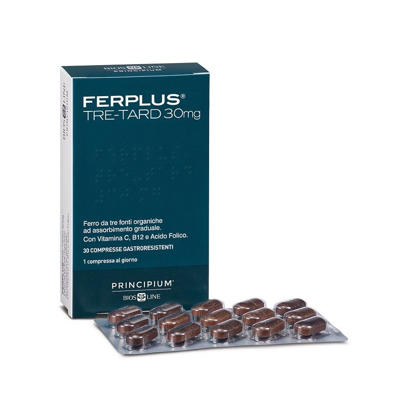 Ferplus tre-tard 30mg 30 compresse