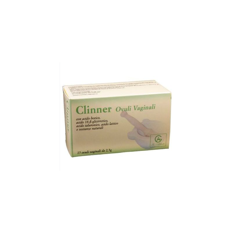 Clinner ovuli vaginali 15pz Clinner ovuli vaginali 15pz