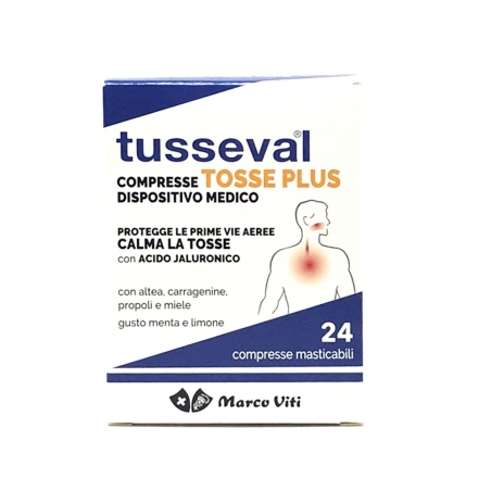 Tusseval tosse plus 24 compresse