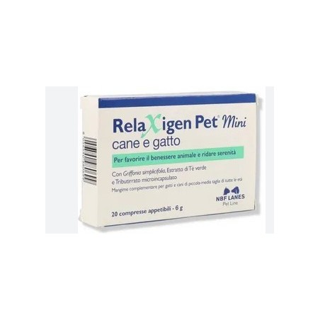 Relaxigen pet mini 20 compresse