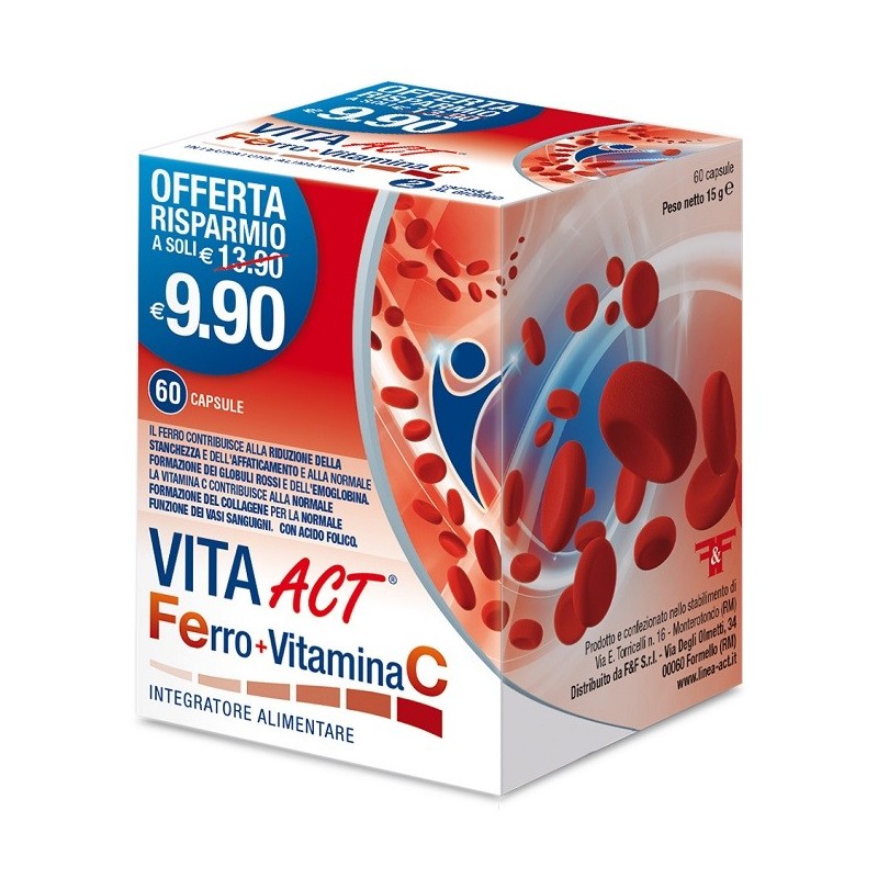 Ferro+vitamina c act 60 capsule