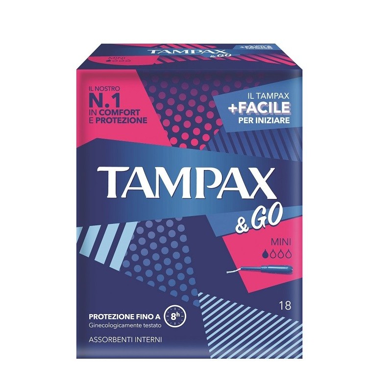 Tampax&go mini 18pz